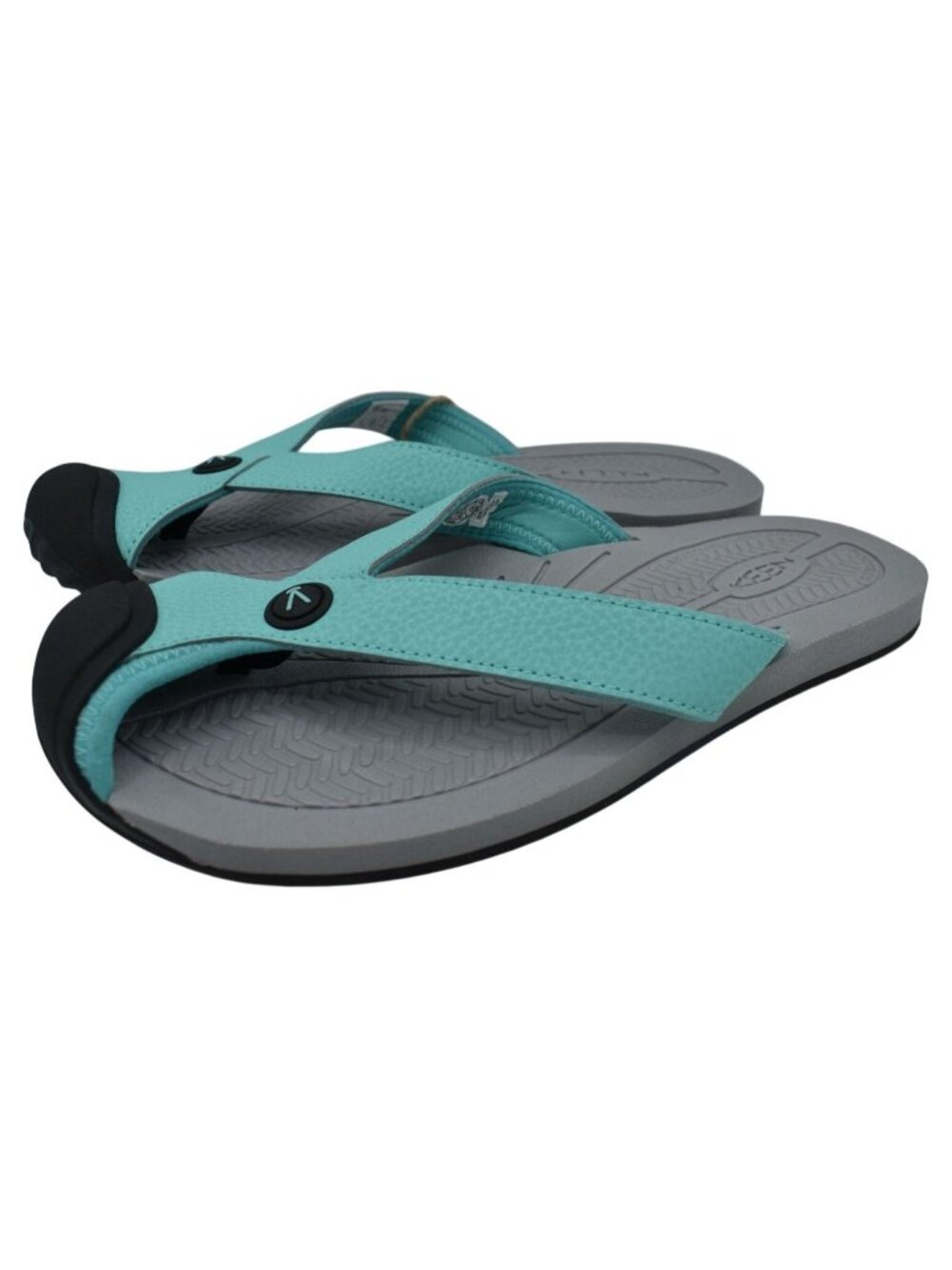 Keen Womens Size 9 Barbados TG Toe Guard‎ Aqua Teal Flip Flops Sandals Shoes